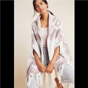 Barefoot Dreams Boho Print Cozy Poncho